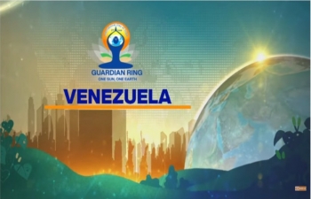 Enthusiastic participation of Venezuelan people performing YOGA on International Day of Yoga, 2022 which has taken place in Caracas along with the movement of the sun from countries east and progressing towards the west. It has been a wonderful Relay Yoga Streaming program across the world